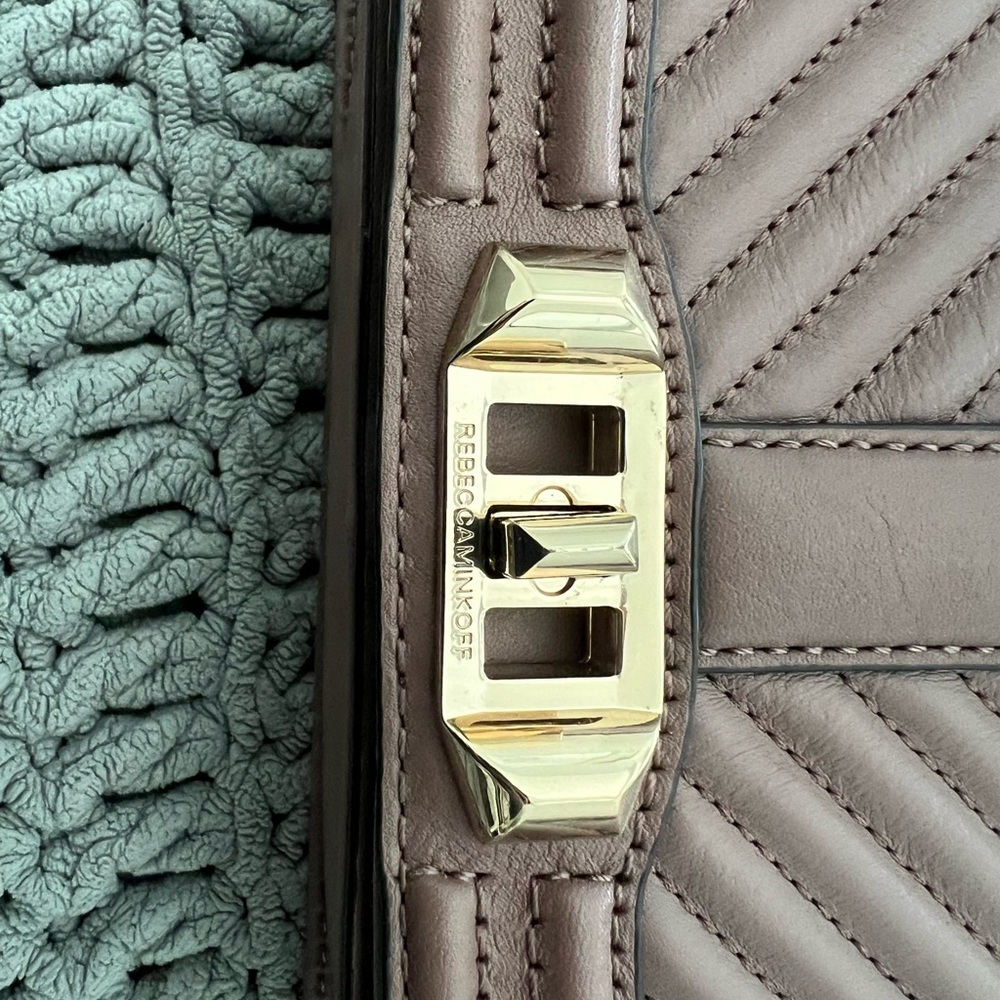 Rebecca Minkoff Brown Quilted Crossbody Bag - Picture 2 of 6